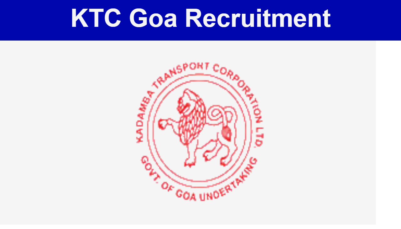 KTC Goa 179 Conductor, Assistant Data Entry Operator, Assistant Traffic Inspector, Assistant